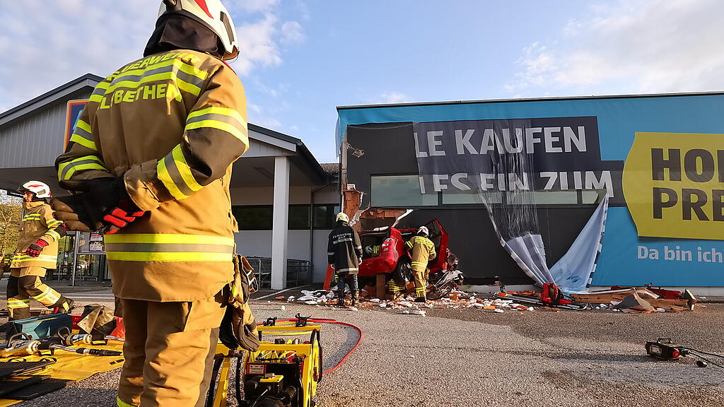 Feuerwehr-Übung in Elsbethen