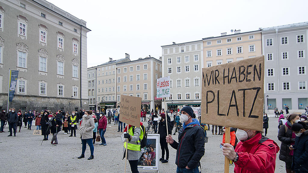 Demo Asylpolitik Salzburg