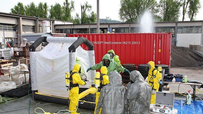 Großübung der FF Salzburg