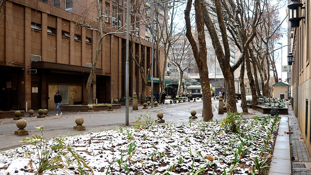 Schnee in Johannesburg