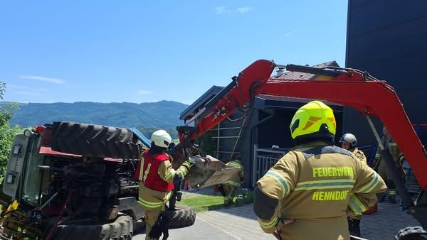 Traktor-Überschlag Henndorf