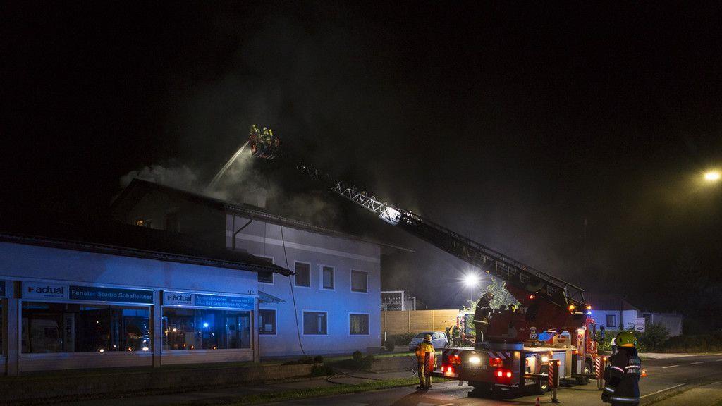 Dachstuhlbrand in Straßwalchen