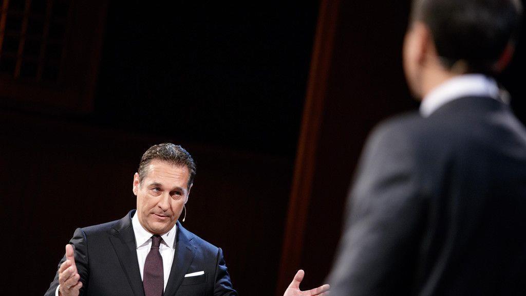 Debatte zwischen Kern und Strache