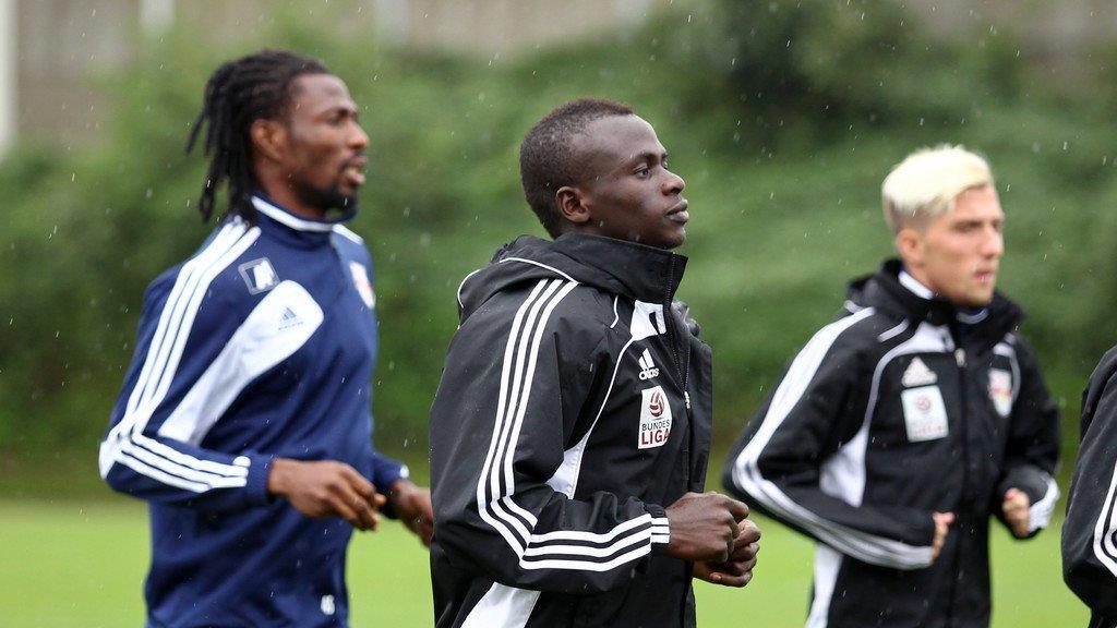 Die "Neuen" beim Training