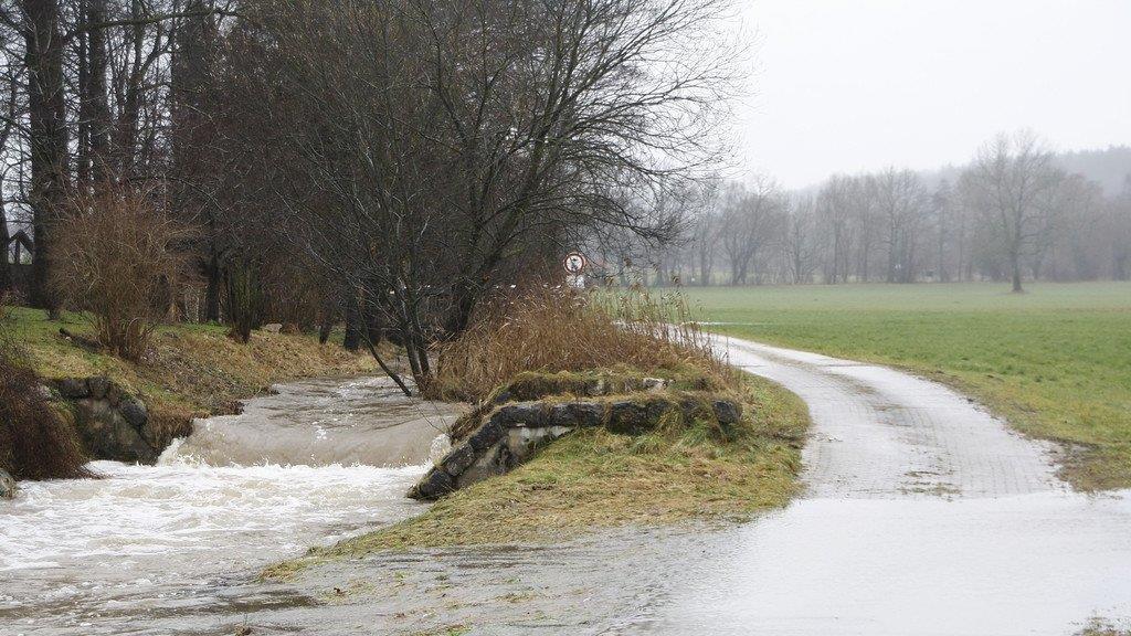 Hochwasser in Petting