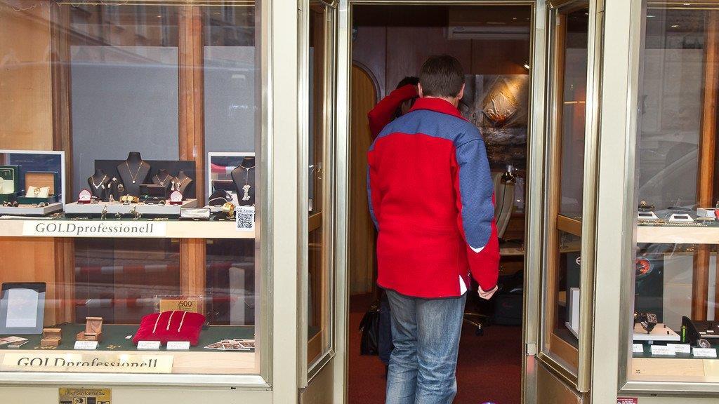 Überfall auf Goldhändler in der Dreifaltigkeitsgasse