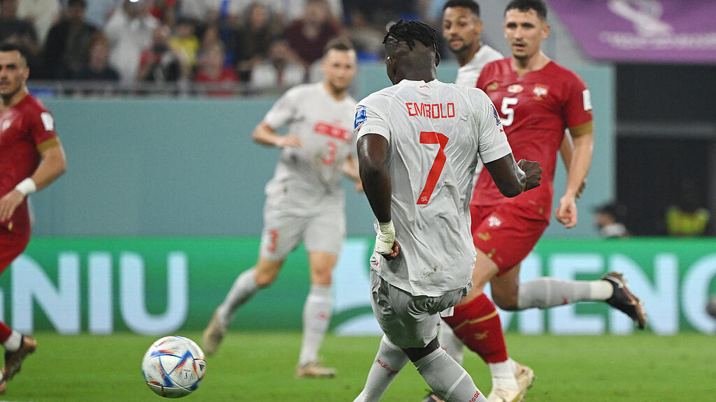 Schweiz gegen Serbien WM 2022