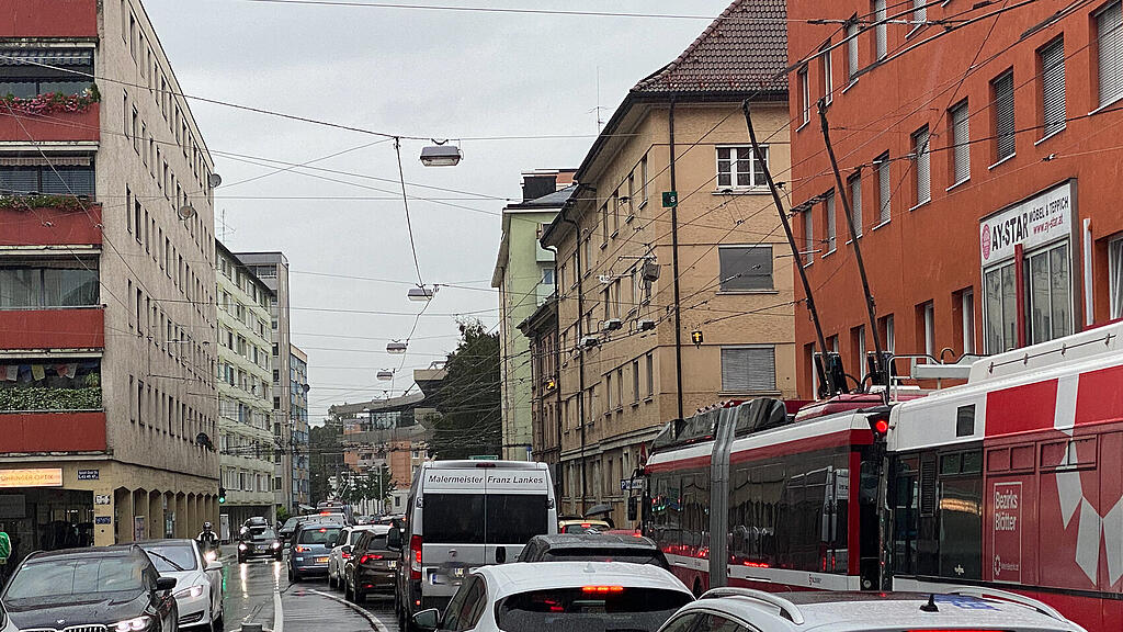 Stau Salzburg Stadt