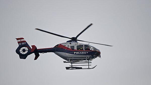 Sogar ein Polizeihubschrauber war im Einsatz