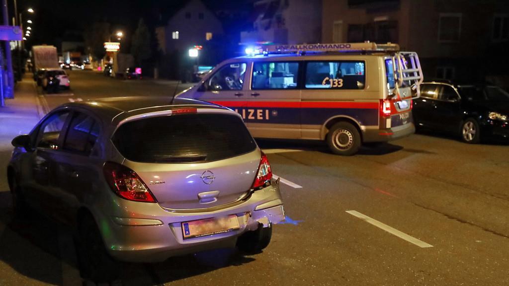 Auffahrunfall in der Vogelweiderstraße