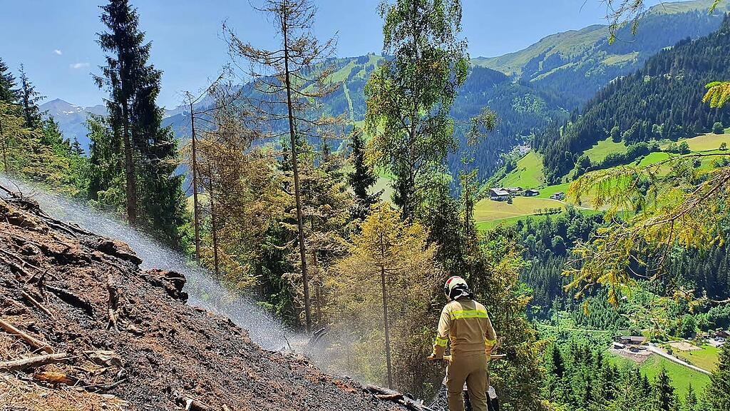 Waldbrand in Großarl