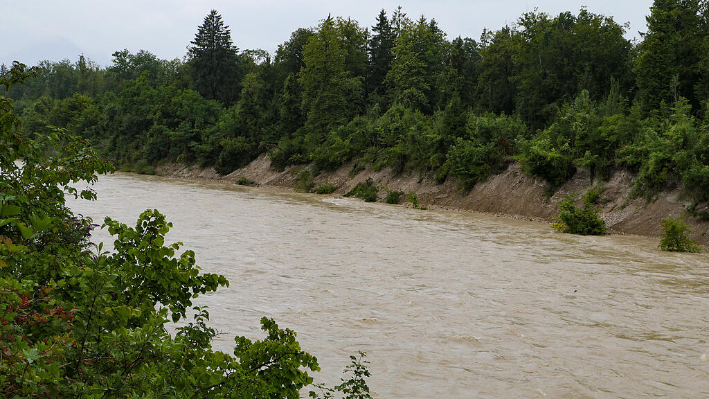 Hochwasser Saalach