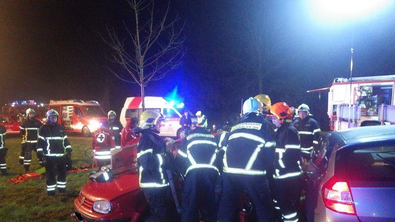 Frontalcrash in Ranshofen