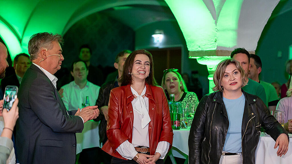 Die Gru\u0308nen - Wahlkampf-Abtakt der Bu\u0308rgerliste