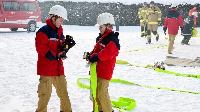 Jugendfeuerwehrübung in Grödig