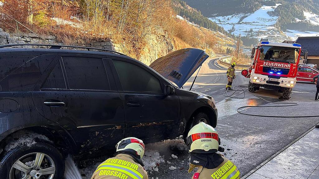 Fahrzeugbrand Großarl