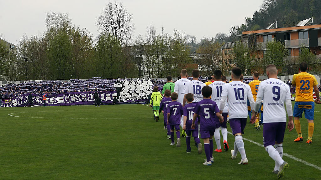Austria Salzburg bezwingt im Stadtderby den SAK 1914.