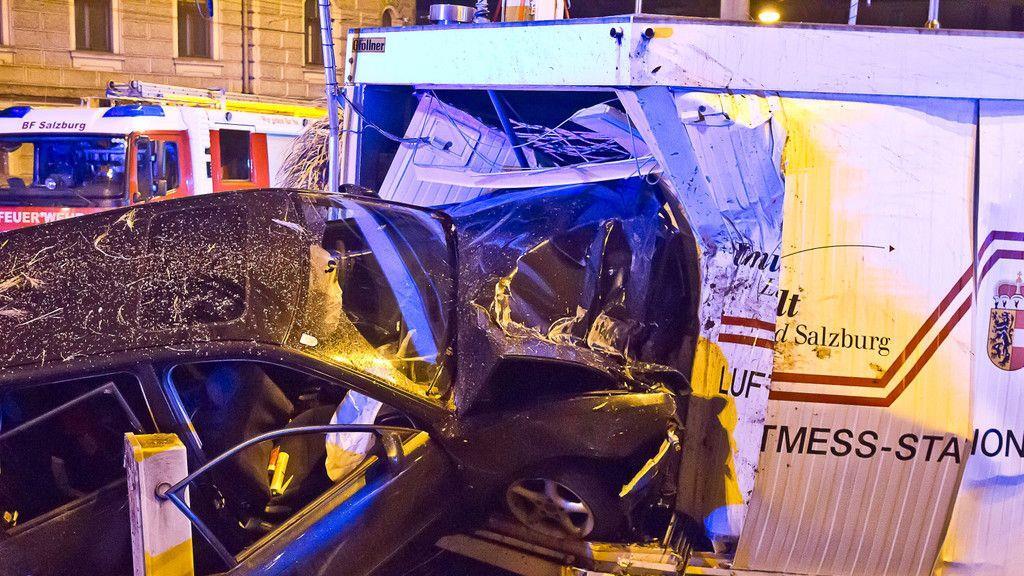 Rudolfsplatz: Alko-Lenker rast in Container