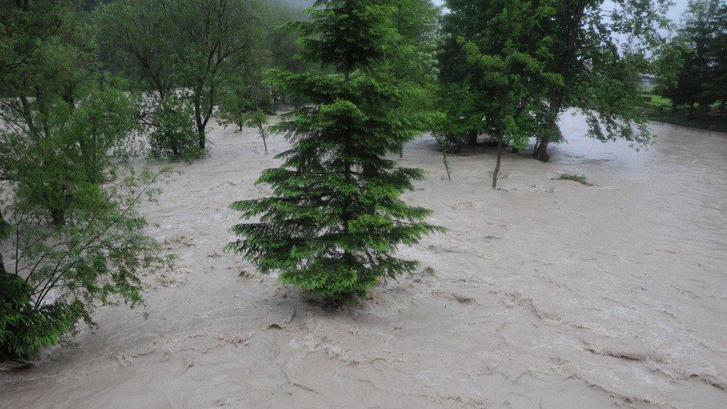 Hochwasser in Ebensee, I