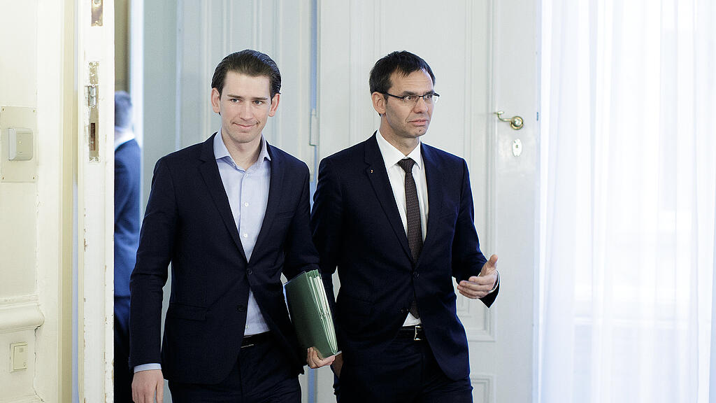Kanzer Kurz und Vorarlbergs Landeshauptmann Wallner - hier auf einem unverfänglichen Bild.