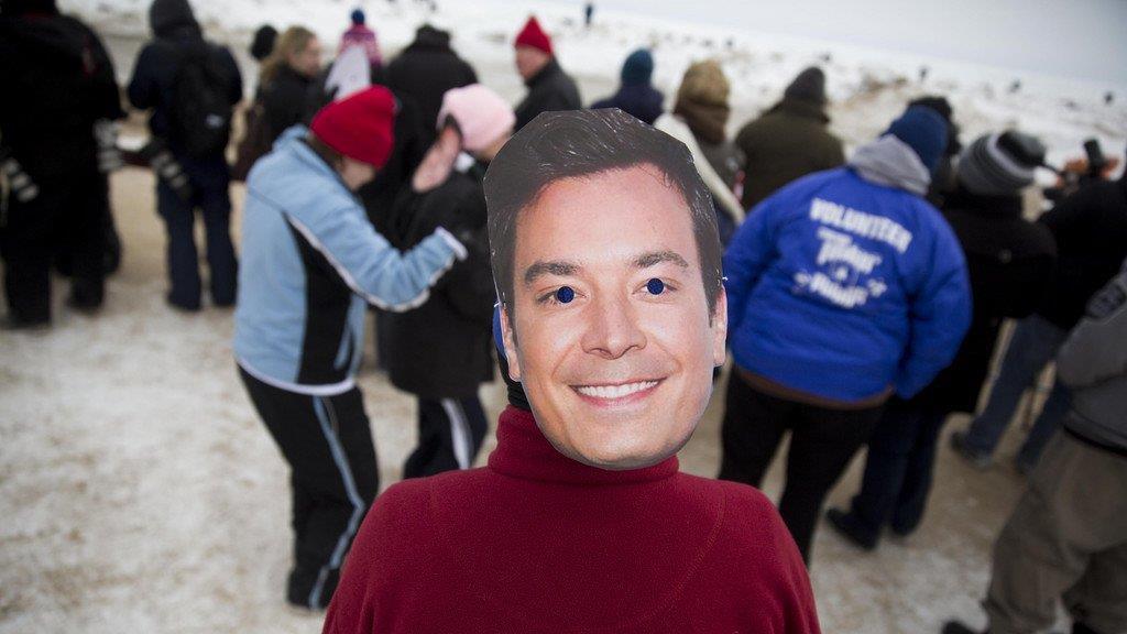 Jimmy Fallon Eis-Schwimmen