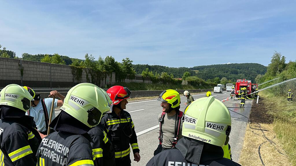 Böschungsbrand A1