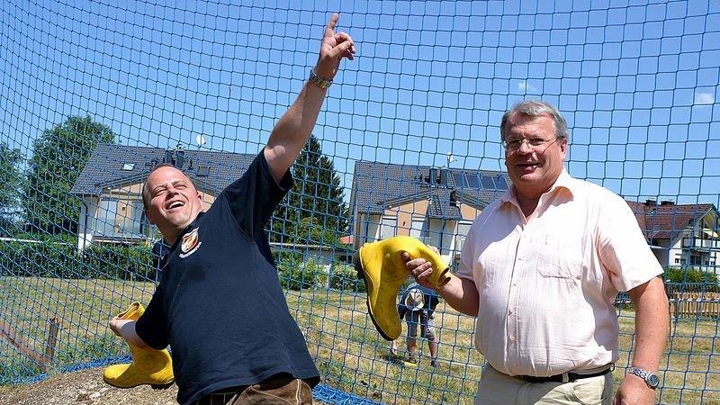 Stiefelweitwurf in Fürstenbrunn