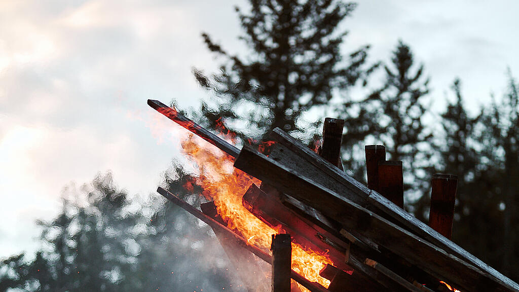 Sonnwendfeuerbrennen Spielberg