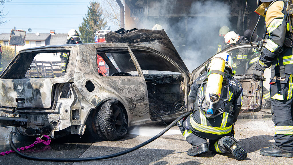 Brand Münchner Bundesstraße