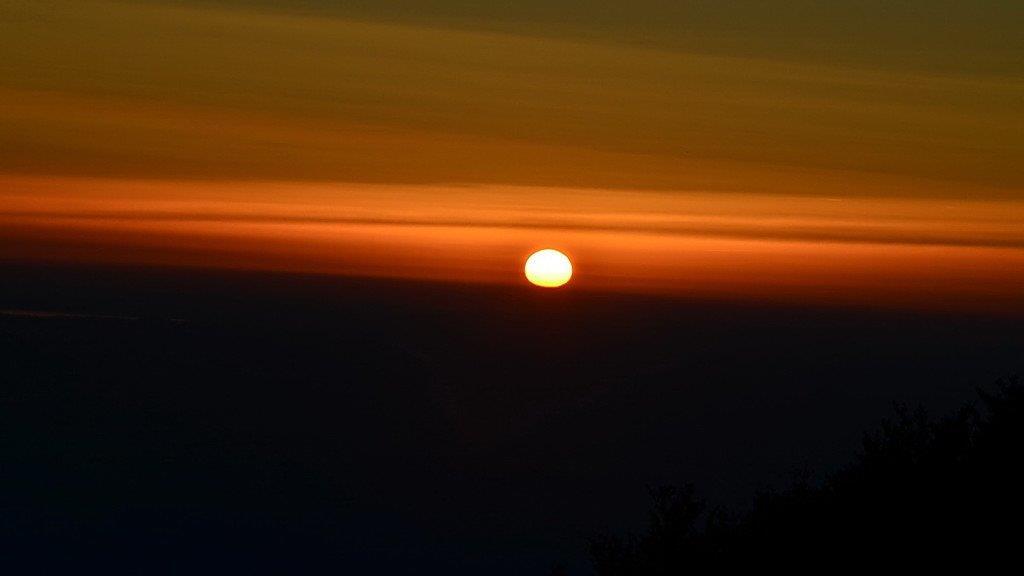 Traum-Sonnenuntergang