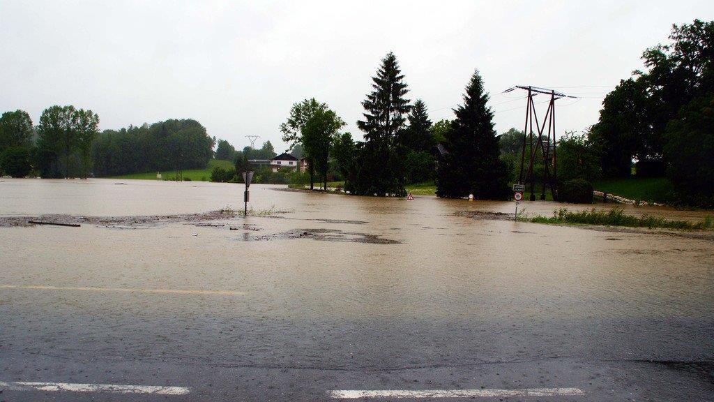 Hochwasser in Oberndorf