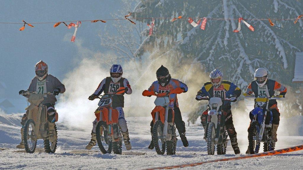 Wintermotocross in Gosau
