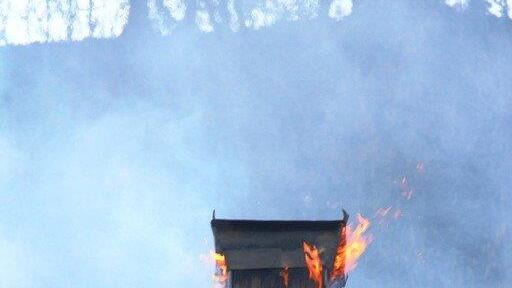 Feuerwehr verhindert Vollbrand