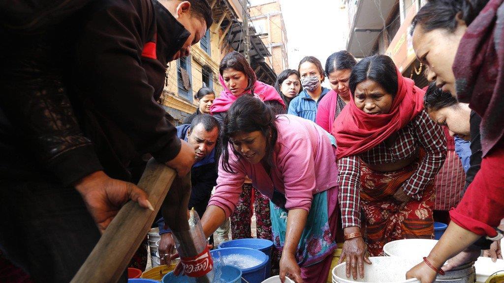 Hilfe nach Erdbeben in Nepal