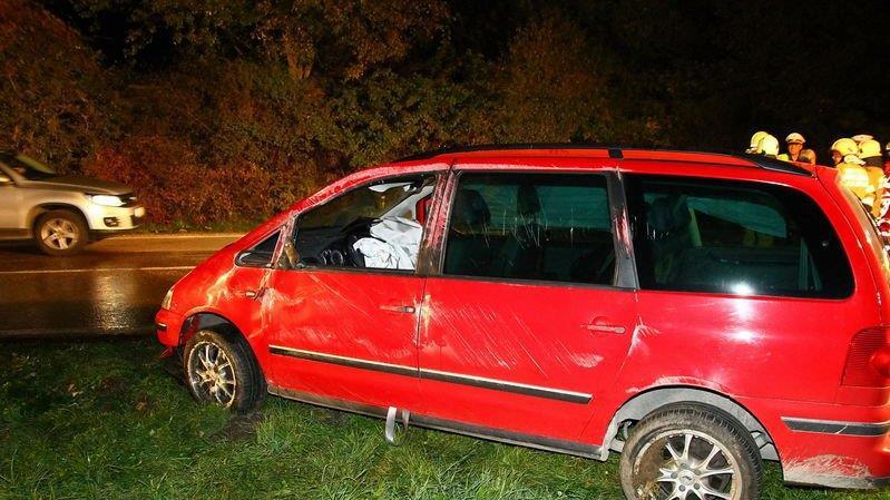 Bilder vom Unfallort auf der L207