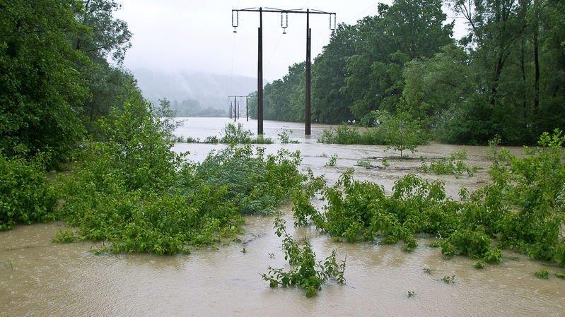Hochwasser in Oberndorf