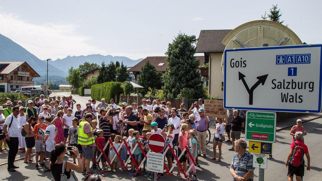 Demo gegen Stauflüchtlinge