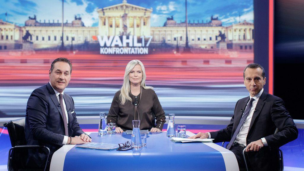 TV-Duell: Christian Kern - Heinz-Christian Strache
