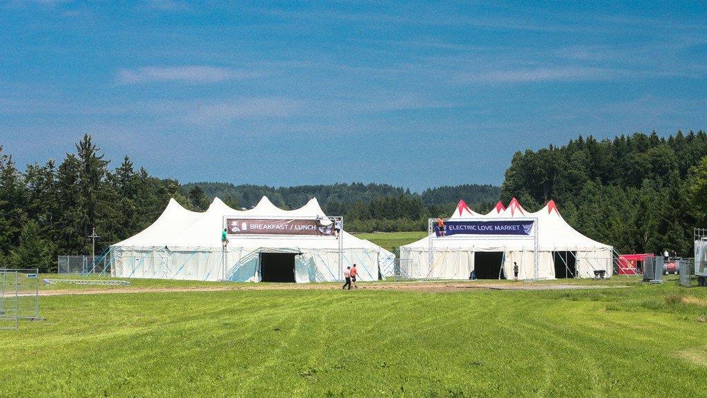 Electric Love Festival, Aufbau