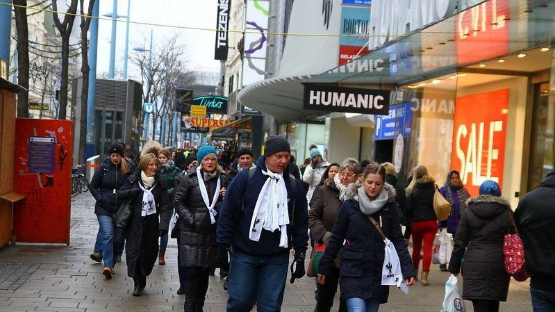 Salzburger demonstrieren in Wien