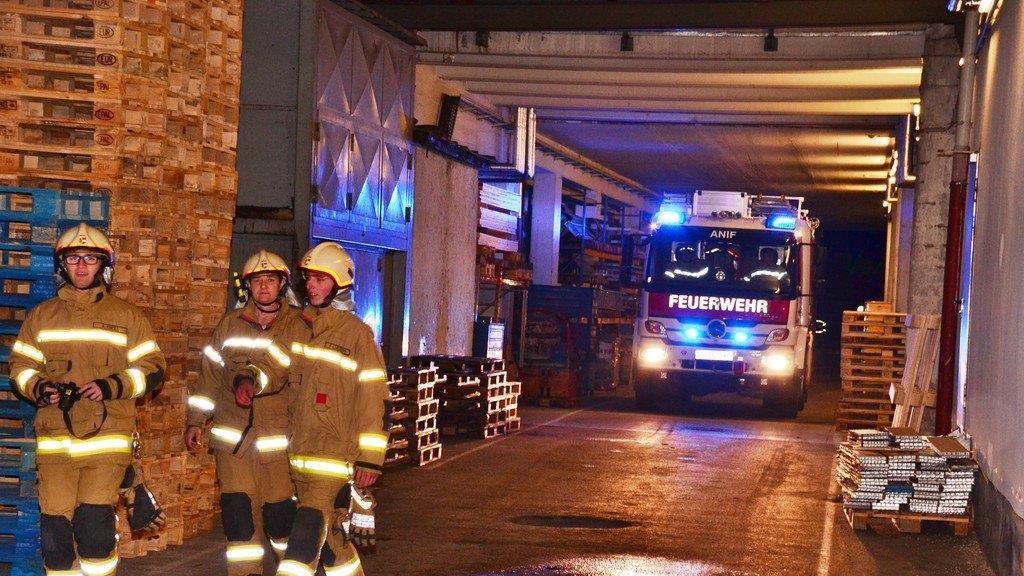 Brand bei Salzburg Schokolade in Grödig, I