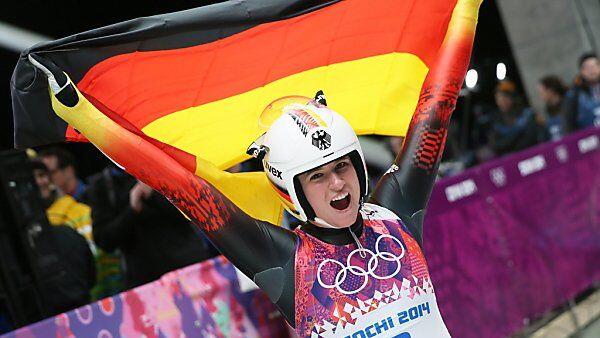 Deutsche Topfavoritin rodelte überlegen zum Sieg