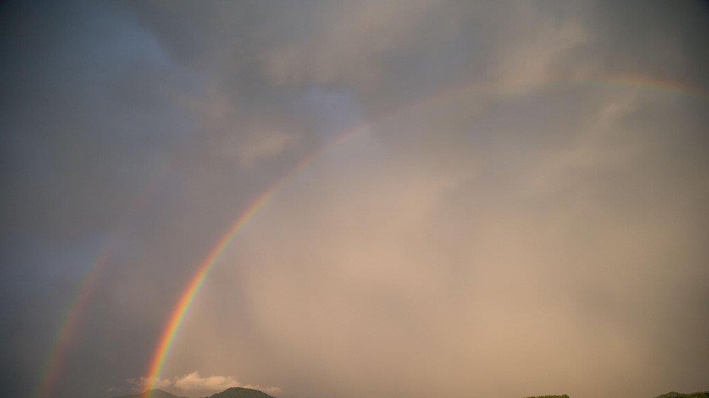 Regenbogen über Salzburg