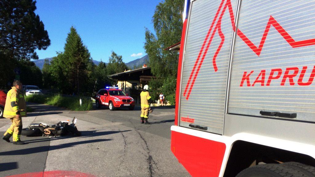 Motorradunfall in Kaprun