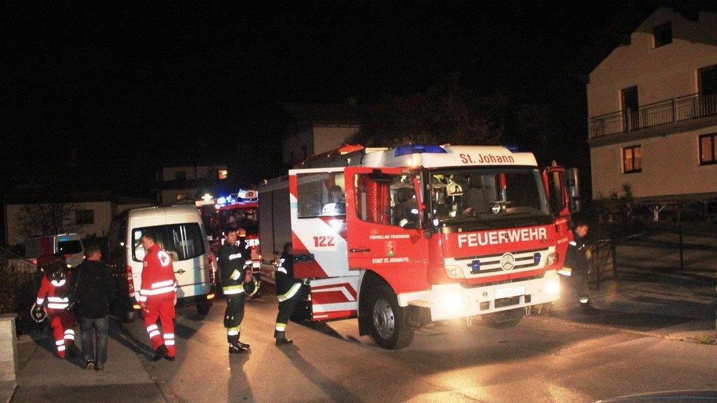 Fernseher in Flammen