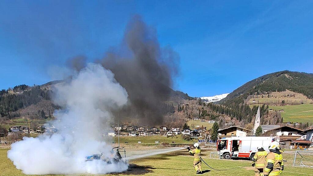 Brand Rasentraktor Stuhlfelden