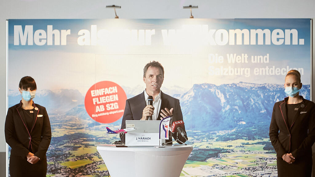 Wizz Air fliegt ab Salzburg