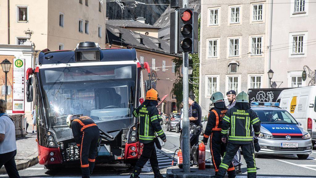 Brand im Obus endet glimpflich