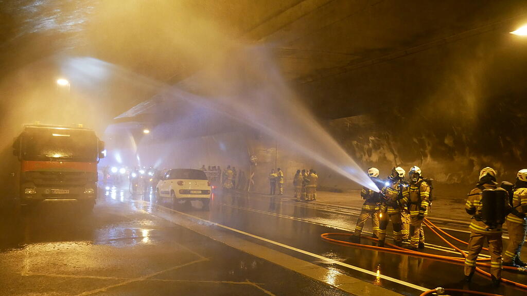 Übung Gasteinertal Klammtunnel