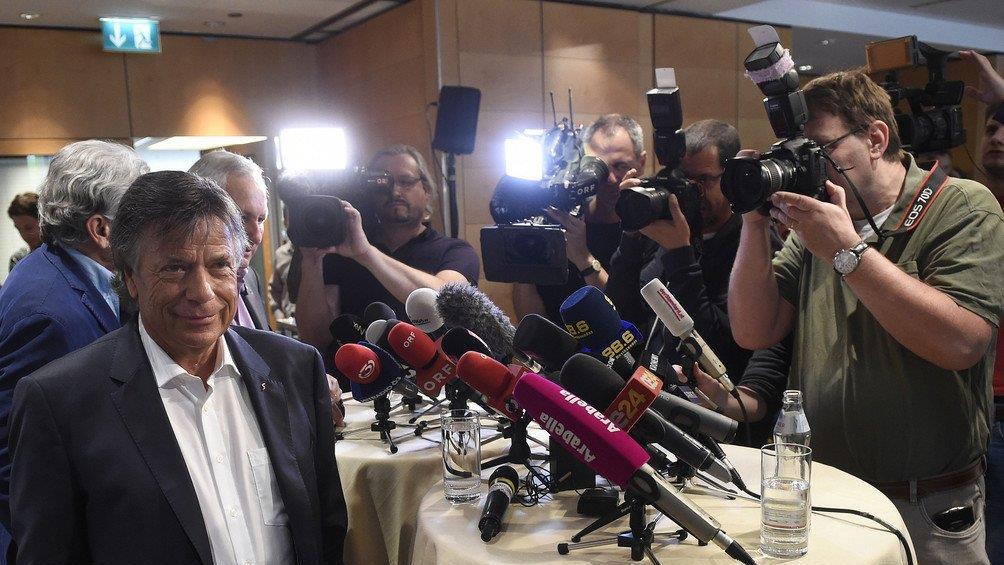PK des ÖSV mit Schröcksnadel